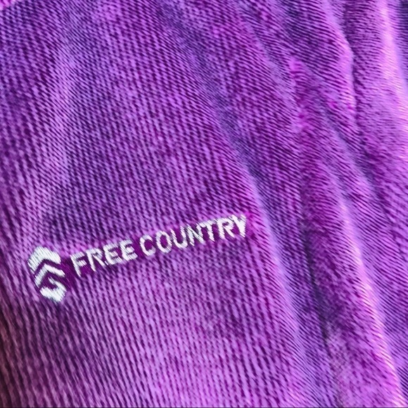FREE Country Heather Butter Pile Jacket in Wine - Picture 11 of 12
